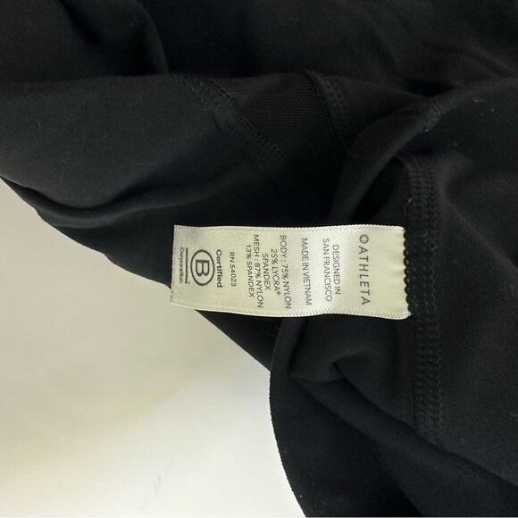 Athleta Salutation Mesh 7/8 Tight Leggings - Black, Size S - Picture 5 of 10